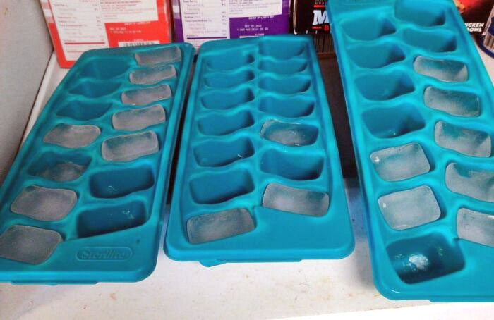 My Wife Doesn't Get All The Ice Out Of One Tray Before Using Another