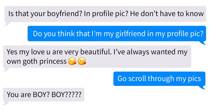 50 Cringy Screenshots Of Men Not Taking 