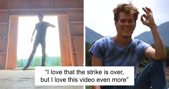 Kevin Bacon Shows “Way Of Celebrating Life” In Footloose Clip Celebrating End Of Actors Strike