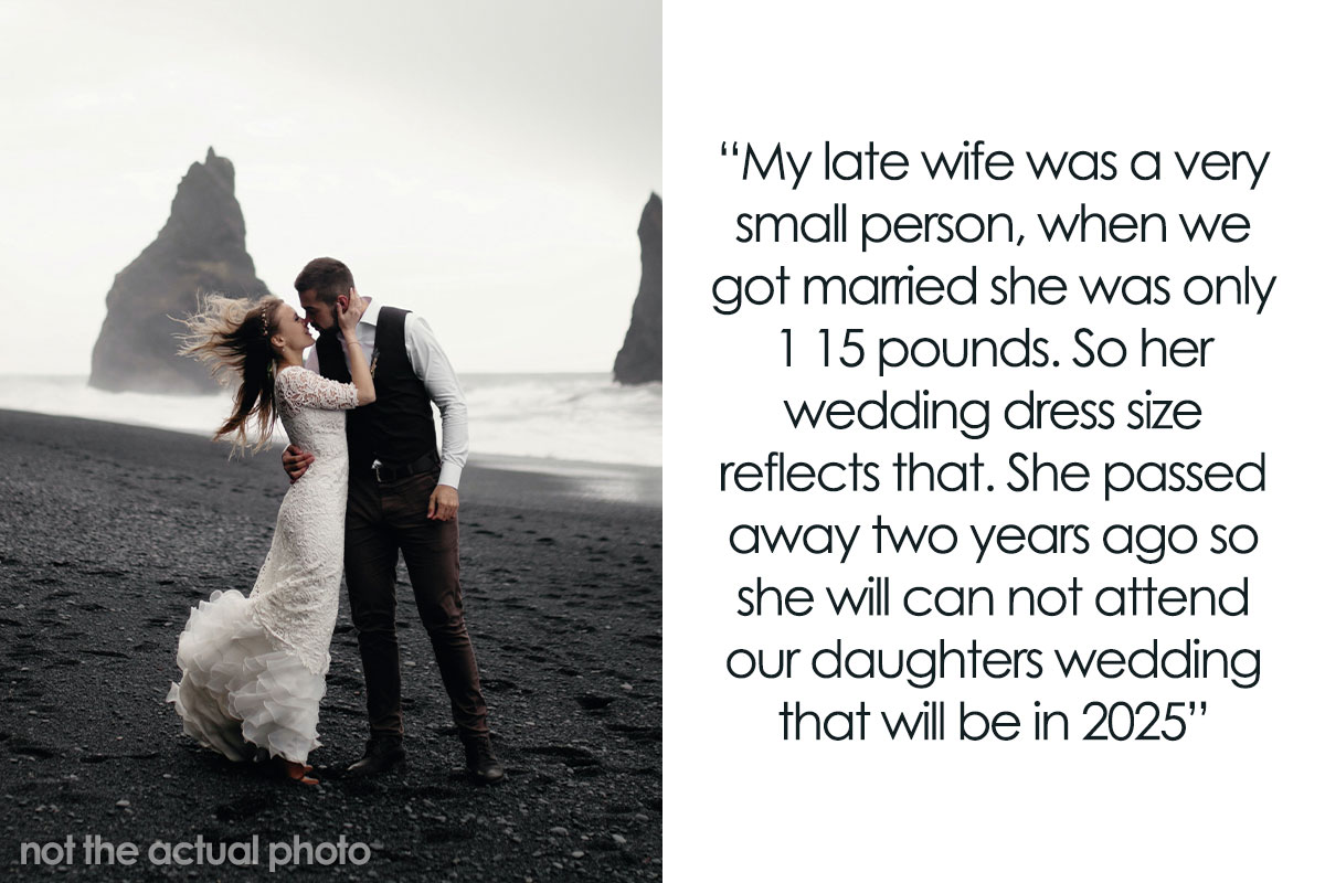 Man Refuses To Let His Late Wife’s Wedding Dress Be Cut, Gets Called A ...