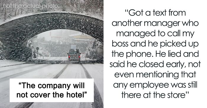 Boss Promises To Drive Employee Home From Work During Snowstorm, Leaves Him Stranded