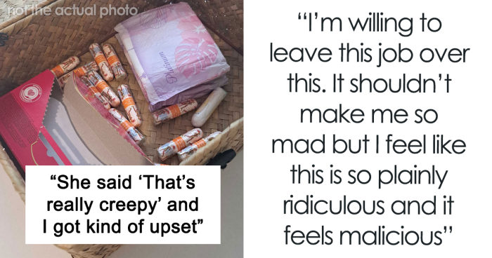 Man Faces Office Backlash For Leaving Spare Female Hygiene Products He Had In The Bathroom