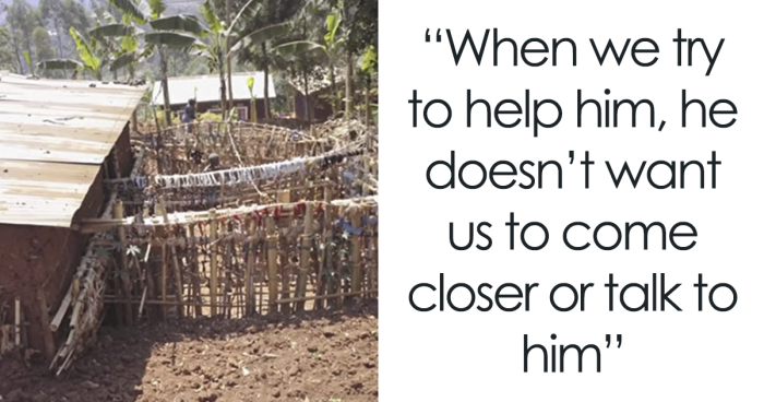 71-Year-Old Rwandan Man Living In Isolation Put Up Fence To Ensure “No Women Come Close” To Him