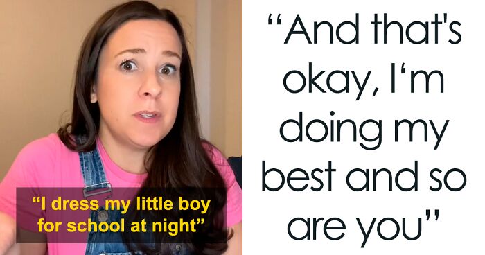 Mom Reveals She Dresses Her Kid For School The Night Before And He Just Sleeps In Those Clothes