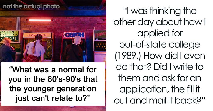 42 Super Normal Things From The ’80s And ’90s That Feel Strange To Think About Now, As Shared Online