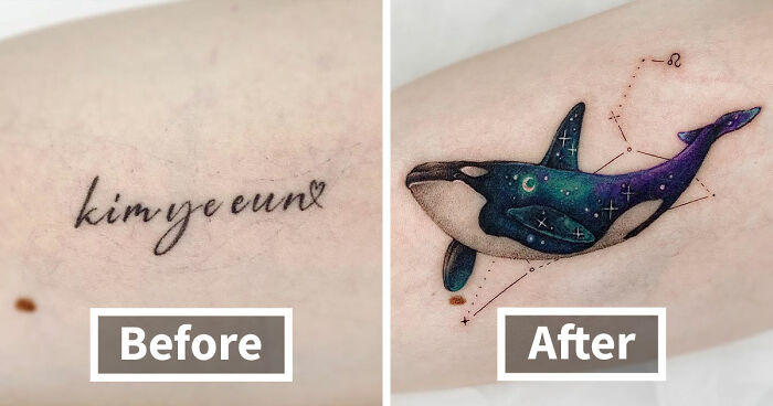 80 Times Tattoo Artists Covered Up Ink Mistakes Beautifully (New Pics)