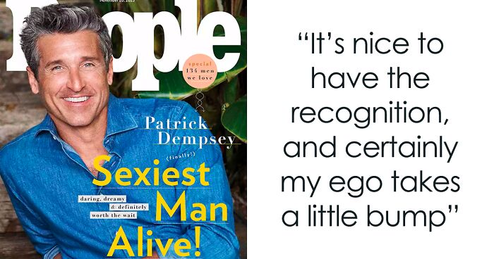 Patrick Dempsey Crowned People Magazine’s “Sexiest Man Alive,” Splitting Opinions Online