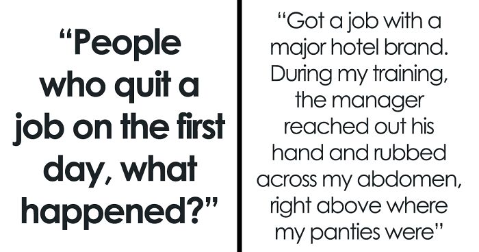 “An Old Lady Slapped Me”: 50 Things That Made People Instantly Quit On Their First Day At Work