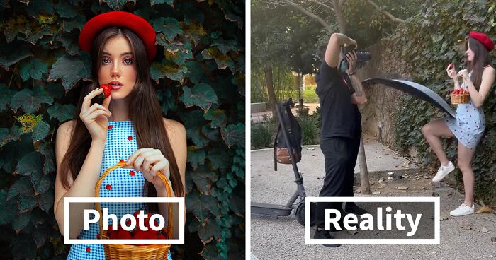 40 Captivating Photo Vs Reality Shots Shared By This Photographer (New Pics)