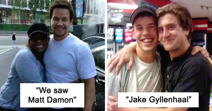 70 Times People Thought They Met Someone Famous And Had To Take A Pic