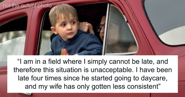 Guy With 2 Jobs Starts Simply Leaving When His Jobless Wife Can’t Get Son Ready In Time For Daycare