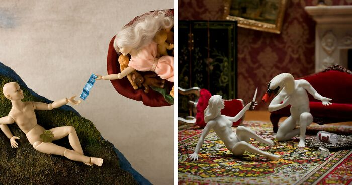 This Artist Is Reinterpreting Past Tales Where Women Reclaim Their Power Through These 12 Staged Miniatures