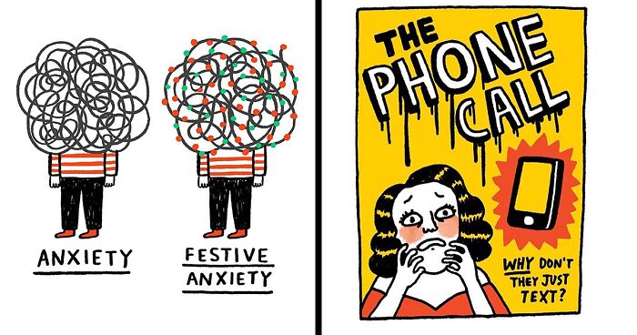 British Artist Shares Her Mental Health Struggles In 30 New Witty Comics