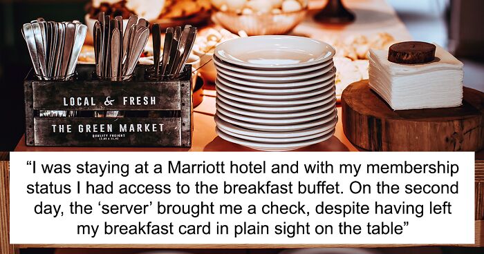 Hotel Guest Got Breakfast At Self-Serve Buffet But Left Worker Visibly Irritated By Not Tipping