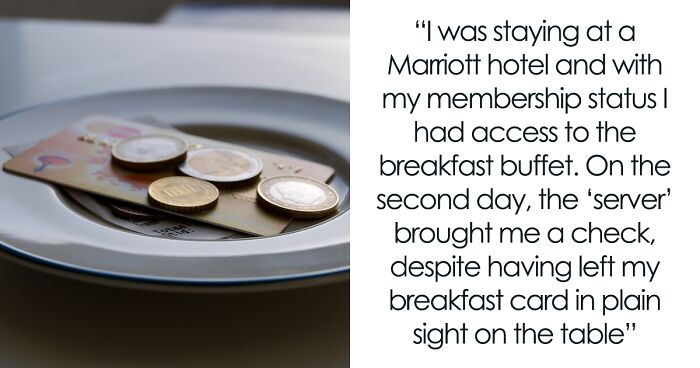 Hotel Guest Had Breakfast At Self-Service Buffet And Left Server Visibly Disappointed By Not Tipping