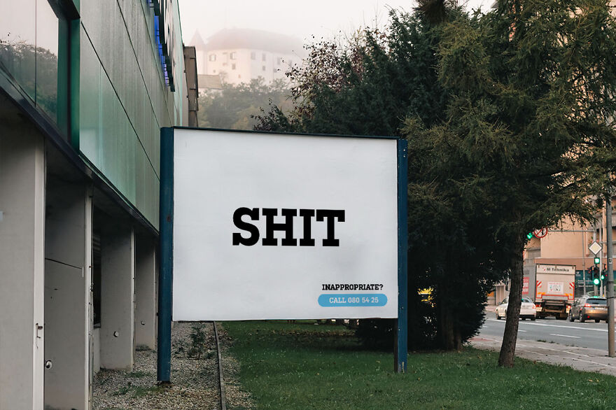 When Shit Hits The Billboards - A Noble Cause Behind The Slovenian Inappropriate Posters