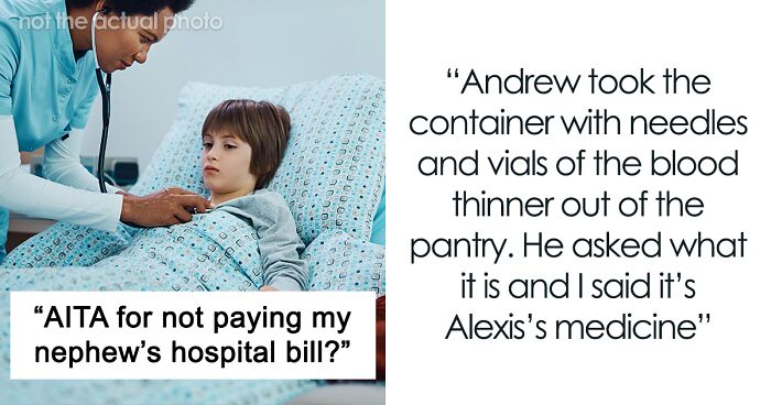 Mom Demands Sister Cover Son’s Hospital Bills After He Stole Cousin’s Meds