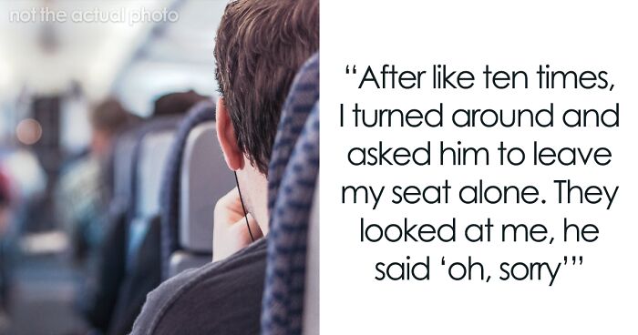 Person Gets Satisfying Revenge On Obnoxious Passengers Who Kept Shaking Their Seat