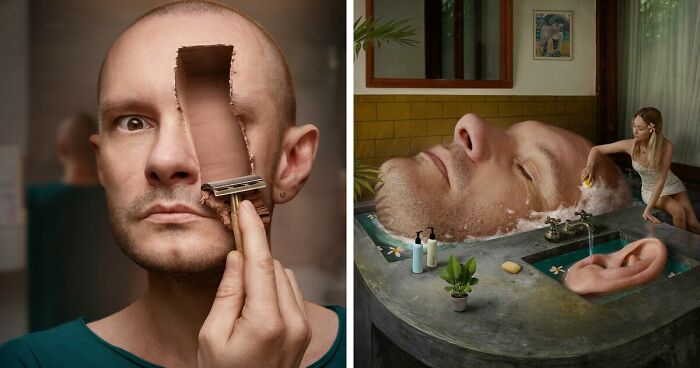 Russian Artist Places Himself Into Surreal And Whimsical Worlds Using Photoshop (26 New Pics)