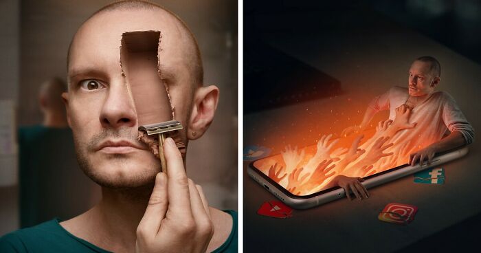 This Artist Uses His Photoshop Skills To Place Himself Into Surreal Worlds (26 New Pics)