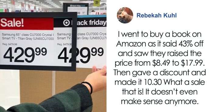 Shopper Shows That Target’s Original Price Tags Have The Same Number As Black Friday “Deals”