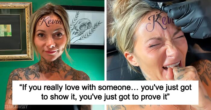 “It's Fake”: Britain’s Most Tattooed Woman Reacts To Influencer’s Boyfriend Name Face Tattoo