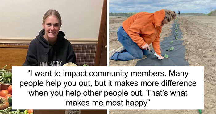 Teen Grows Over 7000 Pounds Of Vegetables And Donates It All To Local Charities