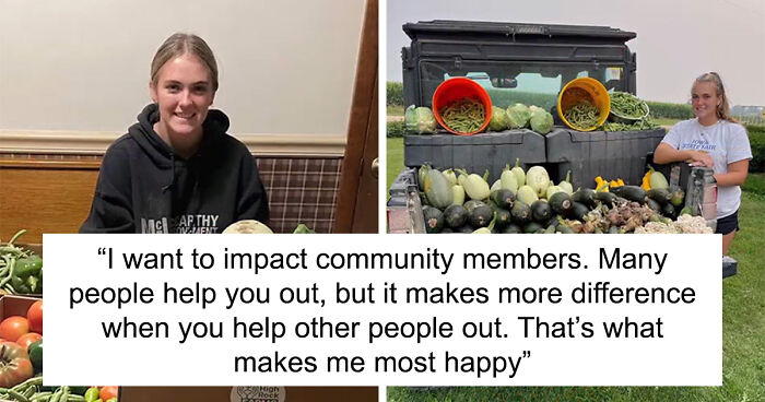 Teen Noticed Local Charities Don’t Have Fresh Produce, Grows Over 7000 Pounds Of It