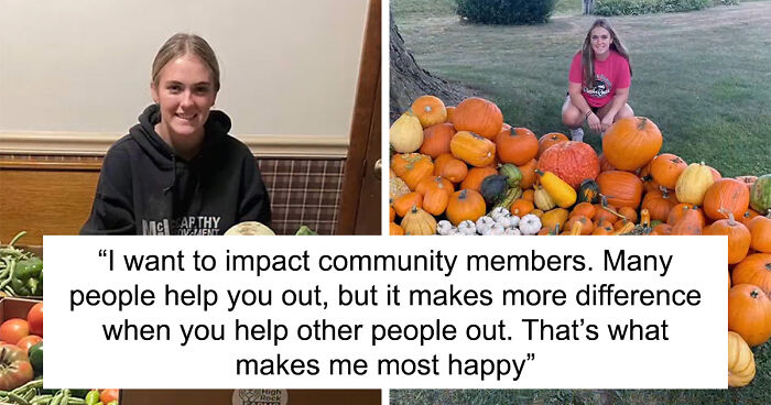 Teen Noticed Local Charities Don’t Have Fresh Produce, Grows Over 7000 Pounds Of It