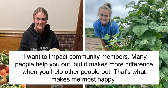 Teen Spends Over 1000 Hours Growing Veggies, Donates 7000 Lbs To Charities