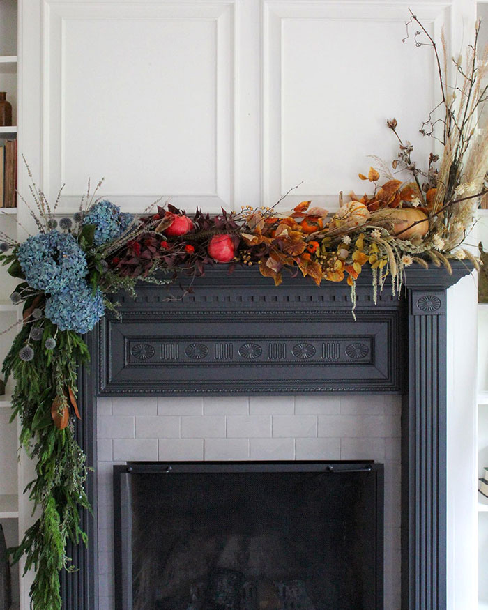 Colorful Holiday Decor - Yes Or No? Creating This Colorful Thanksgiving Mantel Has Me On Team Yes This Season