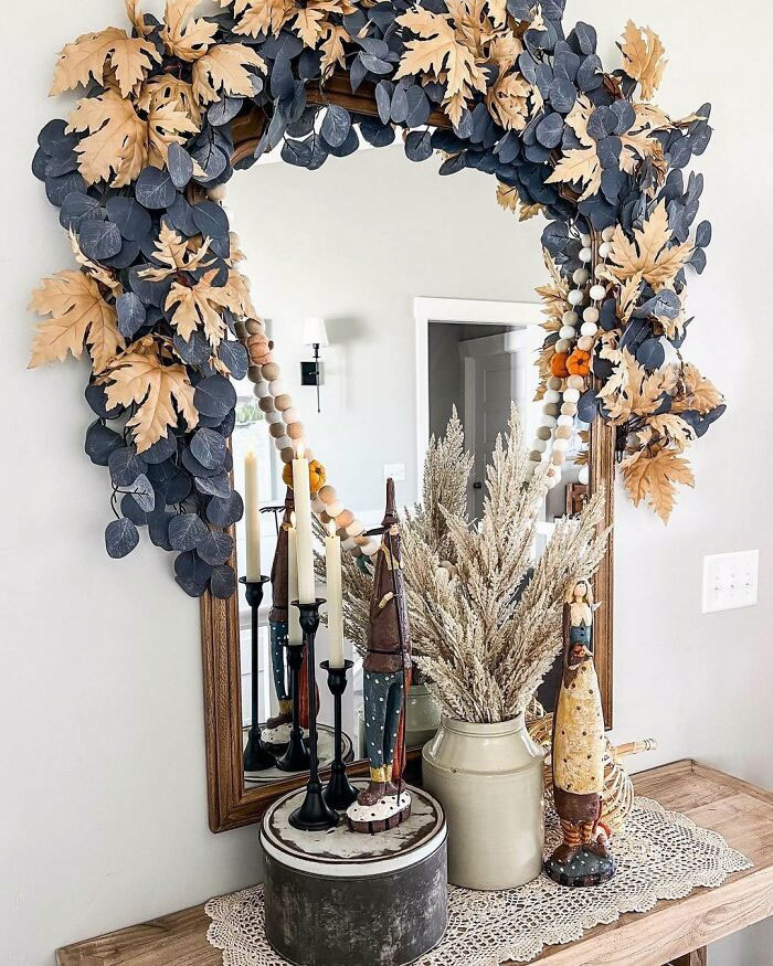 Is Thanksgiving Decor Even A Thing? It's Probably More Just "Fall" Leftovers. But This Year I'm Going To Make It A Thing. So Here Is My Thanksgiving Entry Decor