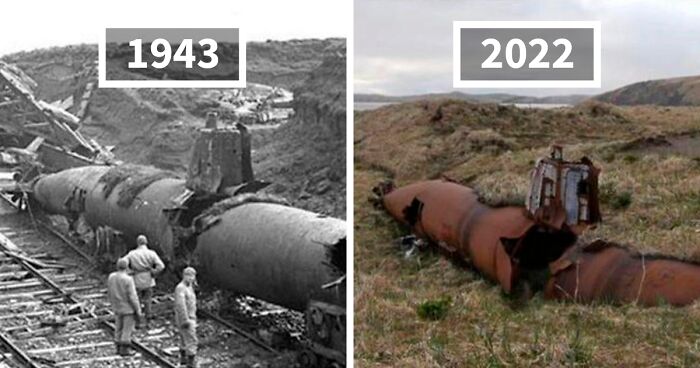 80 Fascinating Pictures That Compare The Same Places And People Then Vs. Now