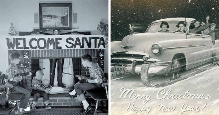 35 Homemade Christmas Cards From The Past That Captured My Interest (New Pics)