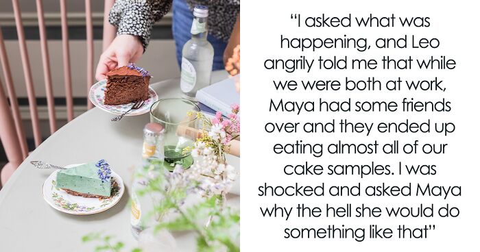 Sister-In-Law Eats Couple’s Wedding Cake Samples, Gets Kicked Out Of Their Home