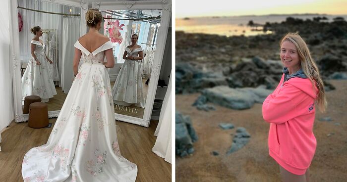 Woman “Freaks Out” Over Her Wedding Dress Picture Capturing “Glitch In The Matrix”