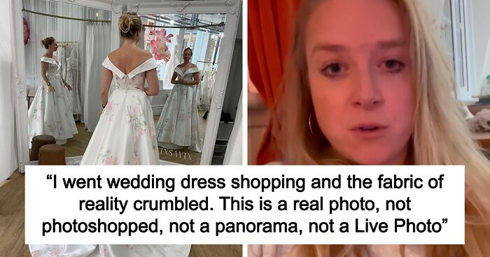 Comedian’s Wedding Dress Picture Captures Eerie Reflection And Terrifies The Internet