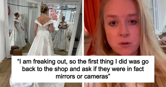 “How Is This Possible?”: Wedding Dress Mirror Photo Perplexes Social Media Users