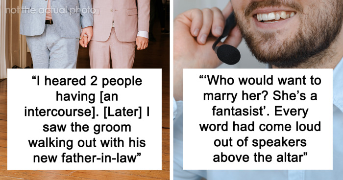 56 Wild, Sad, Or Chaotic Wedding Moments That Left Everyone Speechless