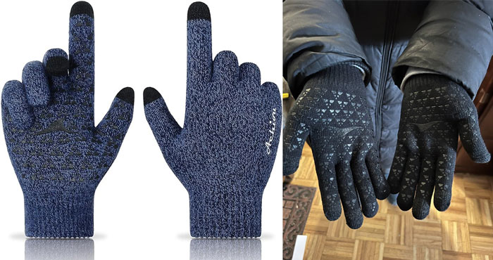 Winter Thermal Gloves: Featuring touch-sensitive fingertips and anti-slip grip perfect for handling your phone in chilly weather.