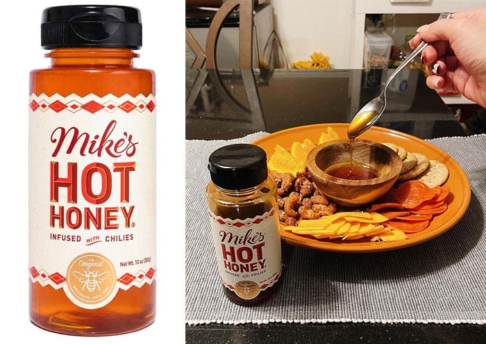 Mike's Hot Honey: The 100% pure, Kosher honey mixed with real chili peppers that'll warm up your winter dishes and treats with a unique spicy-sweet kick.