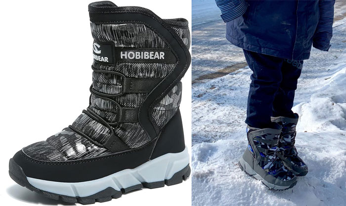 Kids Snow Boots: For all those memorable winter activities - perfect for playing in the snow, hiking, and even sledding in the chilly weather!