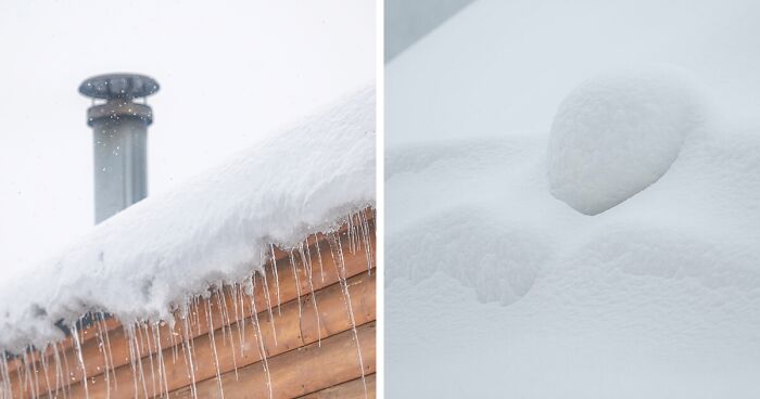 I Photographed A Stormy Retreat: A Snowy Tiny Home Adventure (19 Pics)