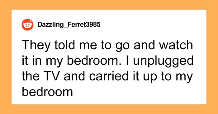 Housemates Start Treating Woman's TV As Their Own And Stop Her From Using It, She Takes It Away