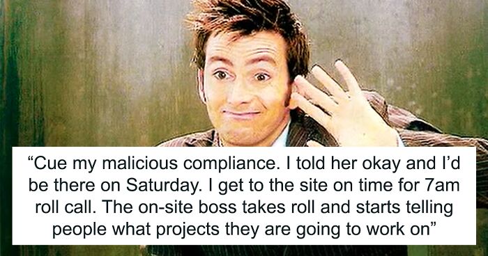 Boss Just Started Giving Tasks But This Person's Work Day Is Up As They Finished Their 40-Hour Week