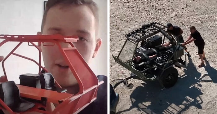 Young Inventor Surprised With James Dyson Award For His Off-Road Ambulance Invention