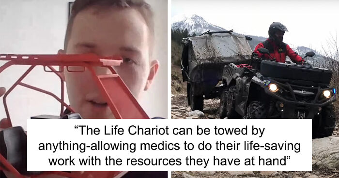 Young Inventor Surprised With James Dyson Award For His Off-Road Ambulance Invention