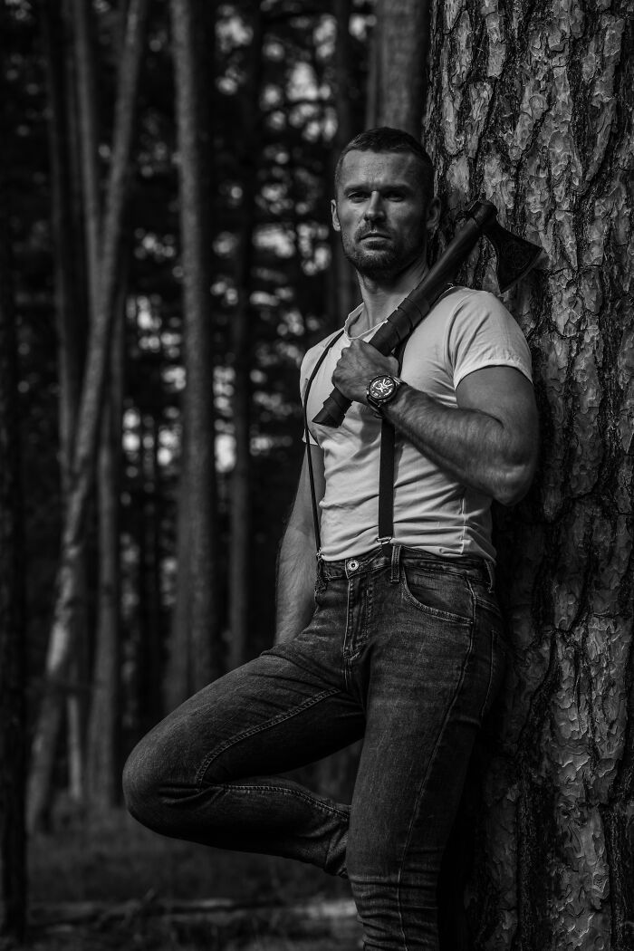 Lumberjack Photoshoot (4 Pics)