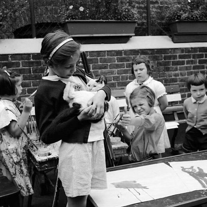 56 Vintage Photos Of Cats Posing With Famous People And Interesting Personalities (New Pics)