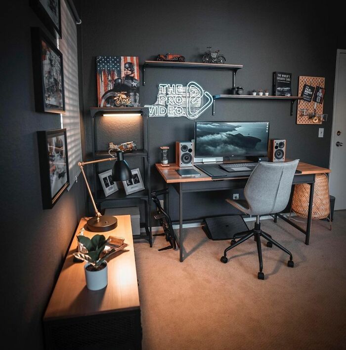 This Home Office Space